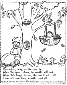 cradle lullabye cartoon